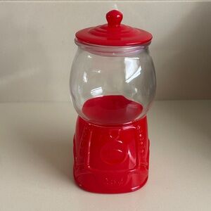 Target Classic Red Glass Gumball Holder
